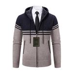 Вязаная куртка с капюшоном Color Block HZYX228-6959 1