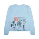 Топы Paly Hollywood Booze Crooze Knit Sweater 'Baby Blue' 1