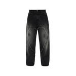 heart-motif frayed jeans 1