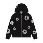 Худи Swarovski Wreath Black на молнии 1