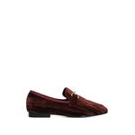 horsebit-detail velvet loafers 1