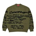 Свитера Supreme Futura Sweater 'Olive' 1