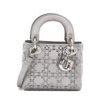 Стеганая сумка-сэтчел Lady Dior Bag с кристаллами 1