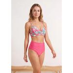 Бикини-сет Tropical Print Drapeli Triangle Covered Hipster High Waist Tbess25Bt22 1
