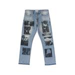 Mojave graphic-print distressed jeans 1
