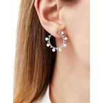 Серьги Sleek из желтого золота с жемчугом и бриллиантами 2