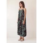 Платье Spaghetti Strap Large Floral из вискозы и полиамида, сверхсвободное 2