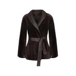 reversible belted shearling coat 1
