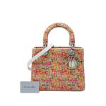 2013 Medium Multicolor Tweed Lady Dior satchel 6