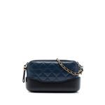 Сумка через плечо Bicolor Aged Calfskin Gabrielle Double Zip Clutch with Chain (2018 год) 1