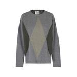 argyle-pattern wool sweater 1