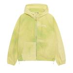 Толстовка Zip Ups Stussy Beach Shell Wave Dye 'Lime' 1