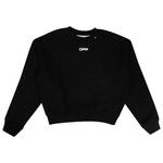 Свитеры Off-White Wavy Line Crewneck Sweatshirt 'Черный' 1