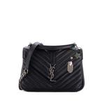 Стеганая сумка через плечо Classic Monogram College Chevron 1