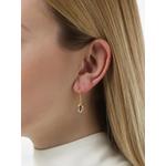 Серьги Herkimer из желтого золота с бриллиантами 1