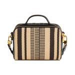 Кроссбоди-сумки Kith Striped Raffia Double Zip Crossbody 'Radiant' 2