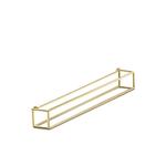 Серьга Rectangle 60 из желтого золота 1