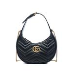 Сумка-сэтчел GG Marmont Matelasse Calfskin Half Moon Bag (2016-2026 годы) 1