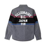 Футболки Billionaire Boys Club Service Bay Long Sleeve Woven «Charcoal» 2