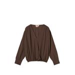 crêpe de chine dual-use blouse 1