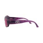 Солнцезащитные очки Balenciaga Square-Frame Bio-Injection 'Violet' 3