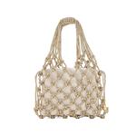 Carrie crystal-embellished knotted tote bag 1