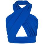 halterneck crossover-straps top 1