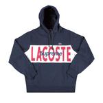 Худи Supreme x Lacoste Logo Panel Hooded Sweatshirt 'Navy' 1