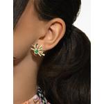 Серьги Sun Emerald из желтого золота с изумрудами 2