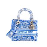 Toile de Jouy Lady D-Lite Bag Embroidered Canvas tote bag 1