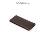 Длинный бумажник с RFID из натуральной кожи, коричневый 4