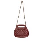 Сумка-сэтчел CC Quilted Lambskin Top Handle Round Frame Bag (1989-1991 годы) 1