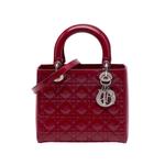 Сумка-сэтчел Patent Cannage Lady Dior среднего размера (2012 год) 1