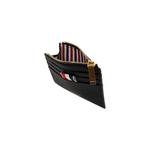 Держатели карт Thom Browne Zip Top Card Holder из мягкой зернистой кожи «Черный» 3
