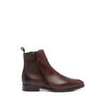 grainy-leather ankle boots 1