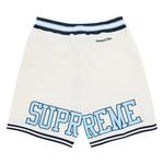 Шорты Supreme x Mitchell & Ness NCAA Баскетбольные шорты 'Белый' 2