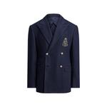 Двубортный пиджак с вышивкой 1
