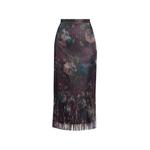 Flora fringe-jacquard skirt 1