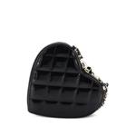 Лакированная сумка через плечо Double Heart Clutch with Chain 2
