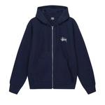 Zip Ups Stussy Basic Zip Худи 'Navy' 1