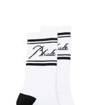 script logo-intarsia socks 3