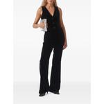 velvet V-neck waistcoat 2