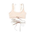 Укороченные топы Nike x Jacquemus La Brassière 'Off White' 1
