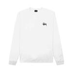 Футболки Stussy Basic Long-Sleeve Tee 'White' 1