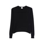 metallic-thread crew-neck sweater 1