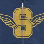 Худи Supreme Wings Zip Up Hooded Sweatshirt 'Темно-синий' 2