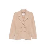 double-breasted knitted jacket 1