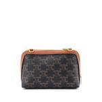 Сумка на плечо Zip Around Chain Clutch с вышивкой Triomphe 2