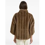 faux-fur high-neck jacket 5