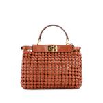 Мини-сумка на плечо Peekaboo Bag Braided Leather 2